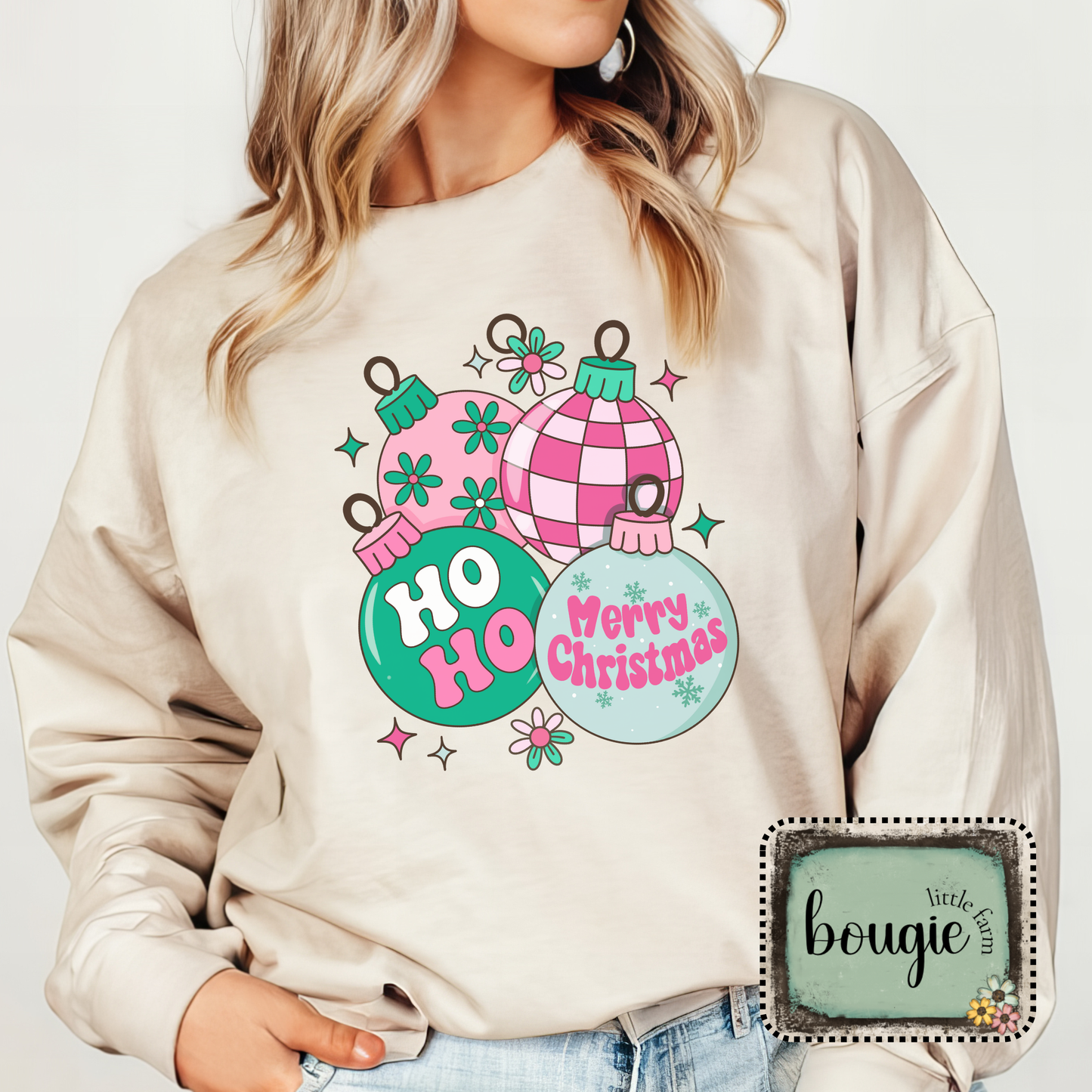 Holiday Time | Ho Ho Merry Christmas Ornaments