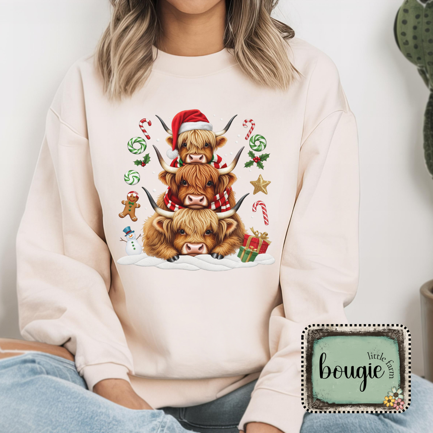 Holiday Time | Highland Cow Tree