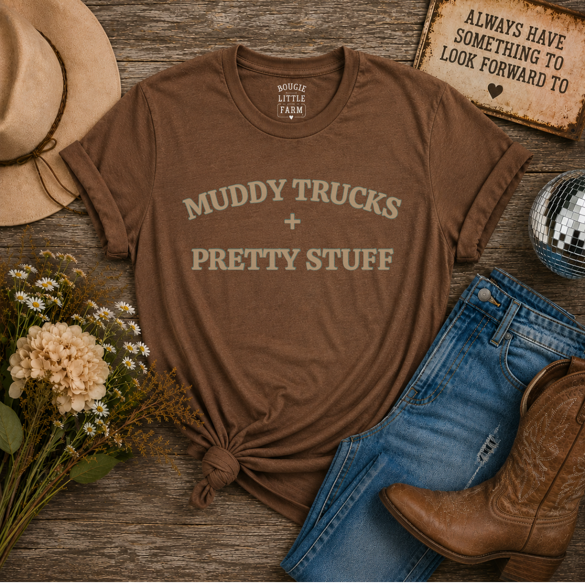 Muddy Trucks + Pretty Stuff Tee