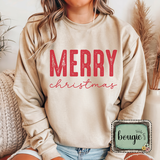 Holiday Time | MERRY Christmas Red