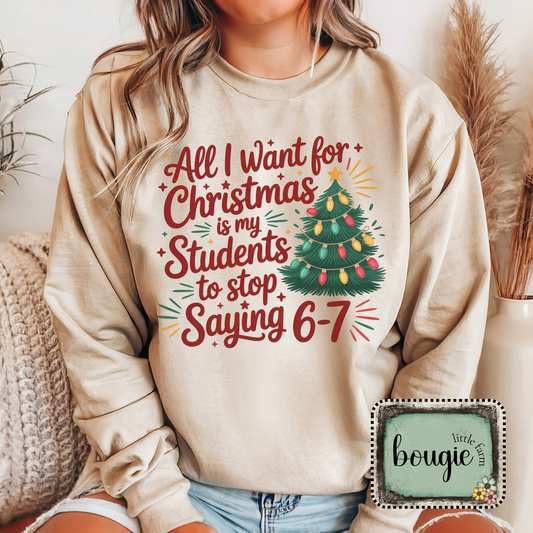 Holiday Time | Students Stop Saying 6-7