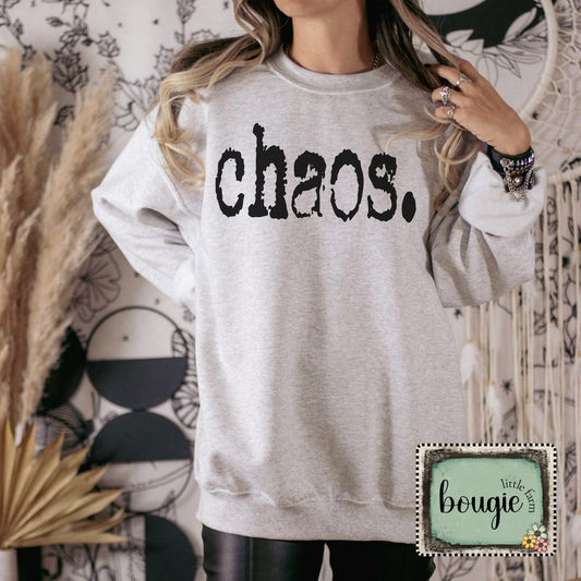 Bold Words | Chaos.