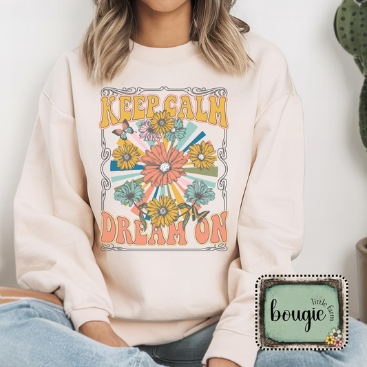 Retro Vibes | Keep Calm Dream On