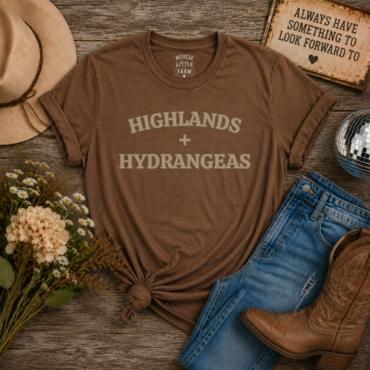 Highlands + Hydrangeas Tee