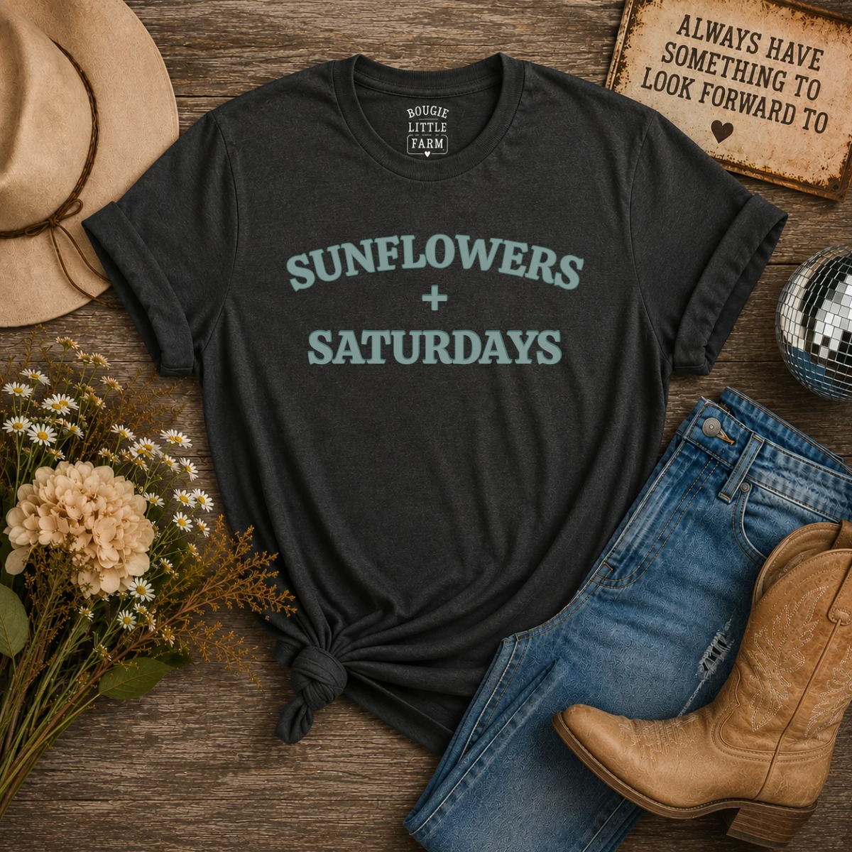 Sunflowers + Saturdays Tee