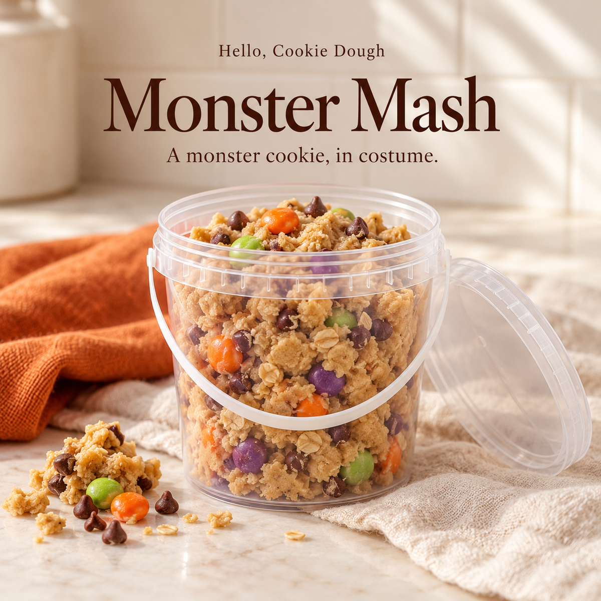 Monster Mash Cookie Dough — styled product mockup